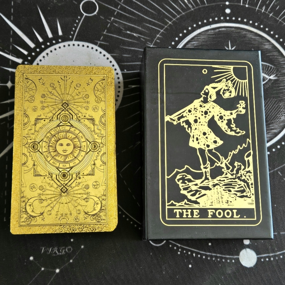 Gold Foil Tarot Cards